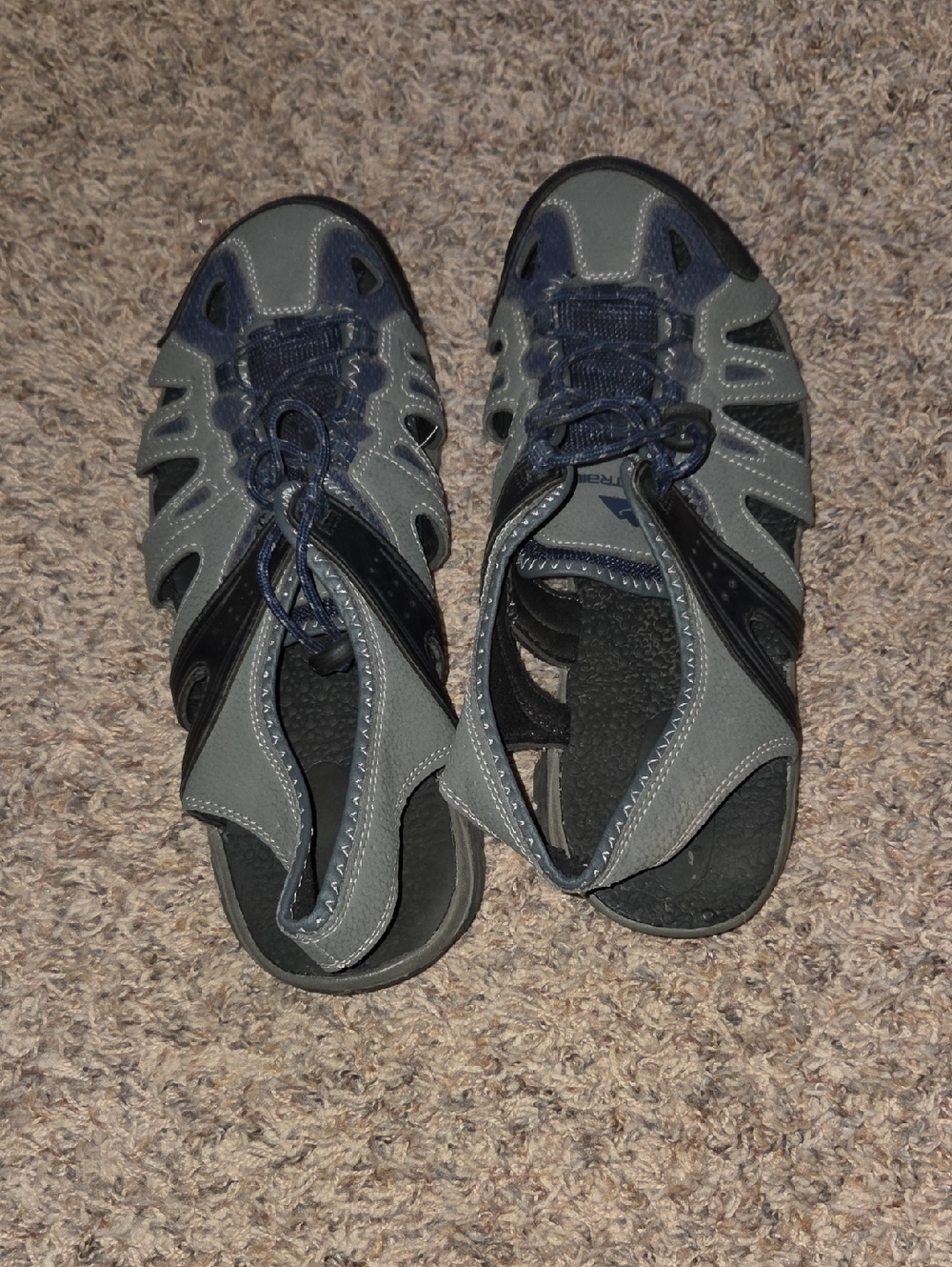 Ozark Trail Men's Gray and Navy Sport Sandals
